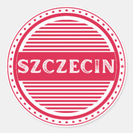 Adesivo Redondo Szczecin City Pride Emblem – Polish Identity