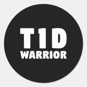 Adesivo Redondo T1d diabético - T1 Diabético Tipo 1 Teto diabético