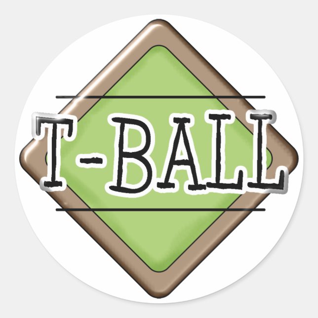 Adesivo Redondo T-Ball Diamond (Frente)