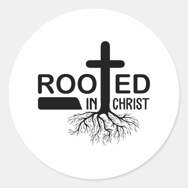 Adesivo Redondo T Camisa Cristã Fé de Camisa Curta Manga (Frente)