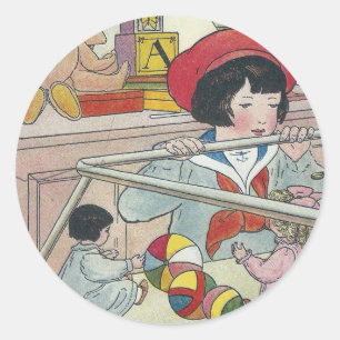 Adesivo Redondo T é para brinquedo