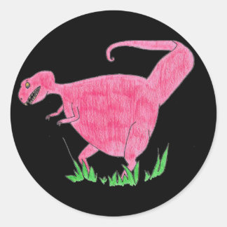 Adesivo Redondo T Rex