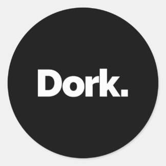 Adesivo Redondo T Says Dork