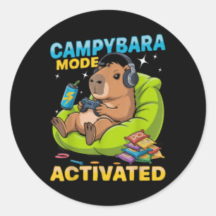 Adesivo Redondo T-shirt_1.png para jogos da Capybara Gamer