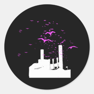 Adesivo Redondo T-shirt da fábrica de aves/T-shirt do Dia da Terra