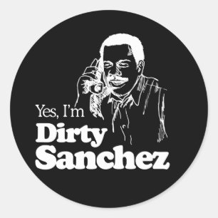 Adesivo Redondo T-shirt DIRTY SANCHEZ 4