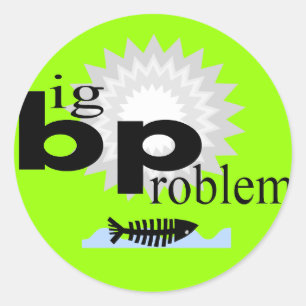 Adesivo Redondo T-shirt do desastre do derramar de óleo