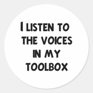 Adesivo Redondo T-shirt e presentes engraçados do mecânico
