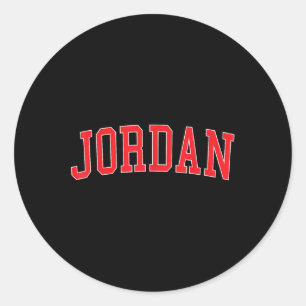Adesivo Redondo T-shirt Jordan Red Varsity.png