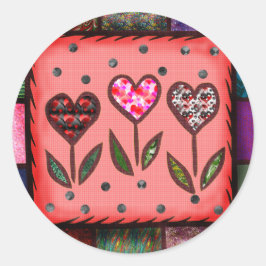 Adesivo Redondo T-shirts e presentes