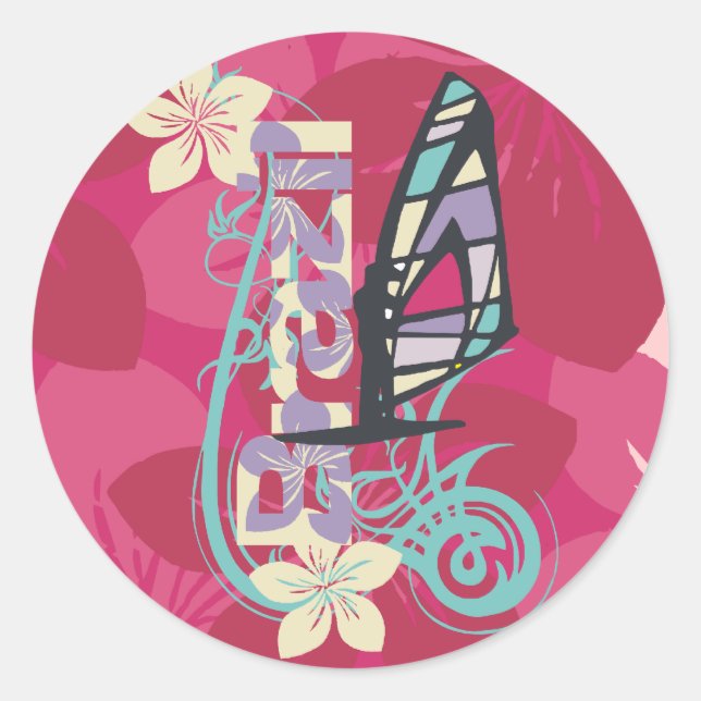 Adesivo Redondo T-shirts e presentes no Brasil (Frente)