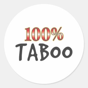 Adesivo Redondo Tabu 100 por cento