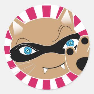 Adesivo Redondo Tac Stickers (6 na embalagem)