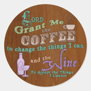 Adesivo Redondo Taça da Serenidade