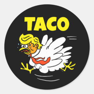Adesivo Redondo Taco de Taco Sempre Desaparece