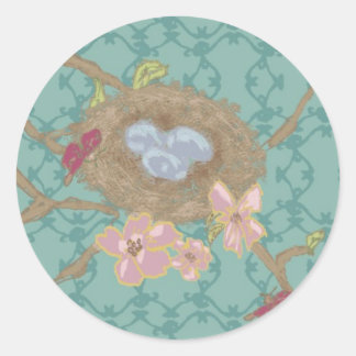 Adesivo Redondo Taco do ninho de Bari J.