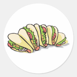 Adesivo Redondo tacos