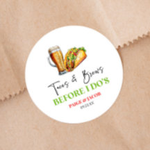 Tacos e Cervejas Antes do Sim! Jantar de Ensaios