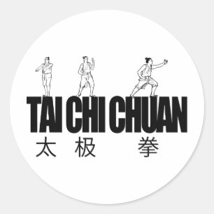 Adesivo Redondo Tai Chi Chuan