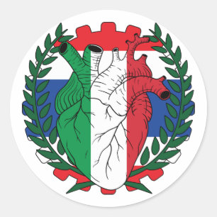 Adesivo Redondo Tailandês Santo Josephs Day Italiano Itália