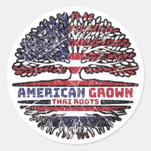 Adesivo Redondo Tailândia Tailândia Tailândia EUA EUA EUA Estados 