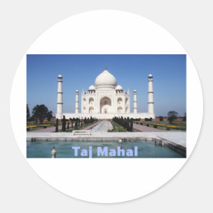 Adesivo Redondo Taj Mahal