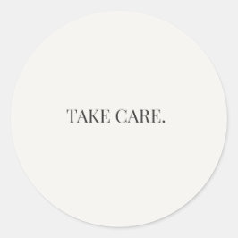 Adesivo Redondo Take Care Round Sticker – Everyday Support Series