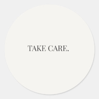 Adesivo Redondo Take Care Round Sticker – Everyday Support Series