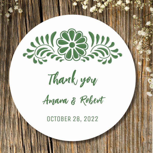 ADESIVO REDONDO TALAVERA FLOWER (Criador carregado)