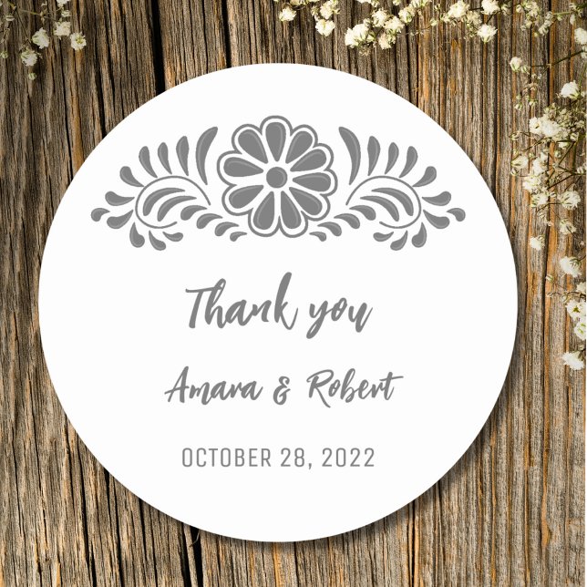 ADESIVO REDONDO TALAVERA FLOWER (Criador carregado)