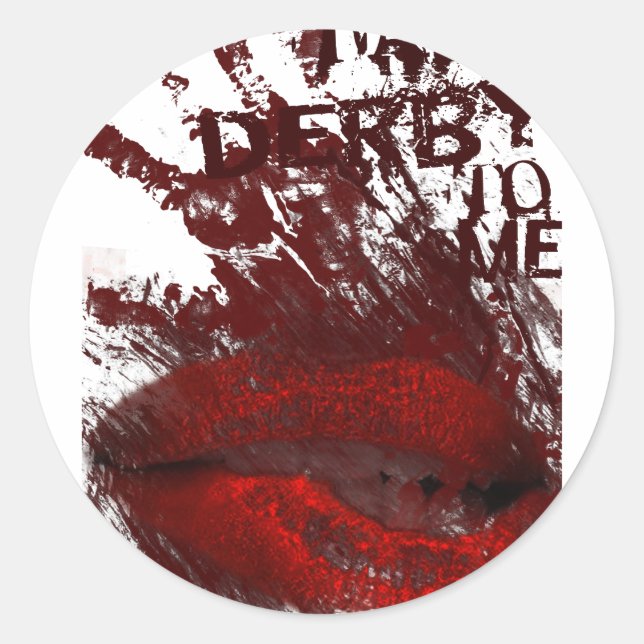 Adesivo Redondo talkderbytoma (Frente)