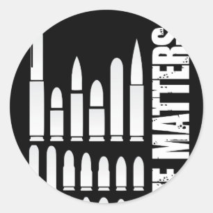 Adesivo Redondo Tamanho Importa Tamanhos de Munições