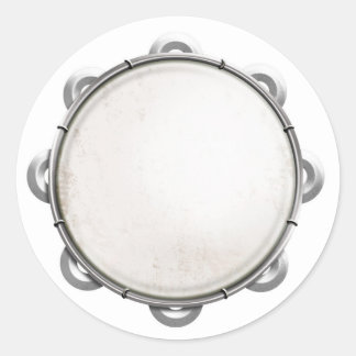 Adesivo Redondo Tambourine