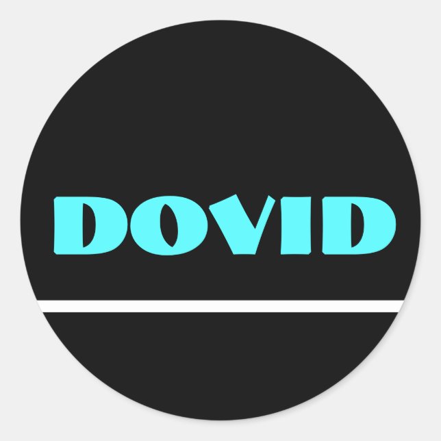 Adesivo Redondo Tampão preto de neon (Frente)