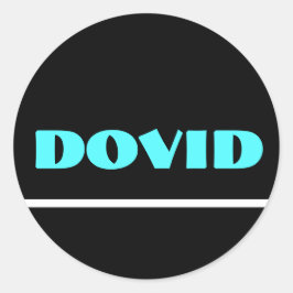 Adesivo Redondo Tampão preto de neon