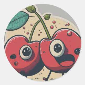 Adesivo Redondo Tampas CherryCheer