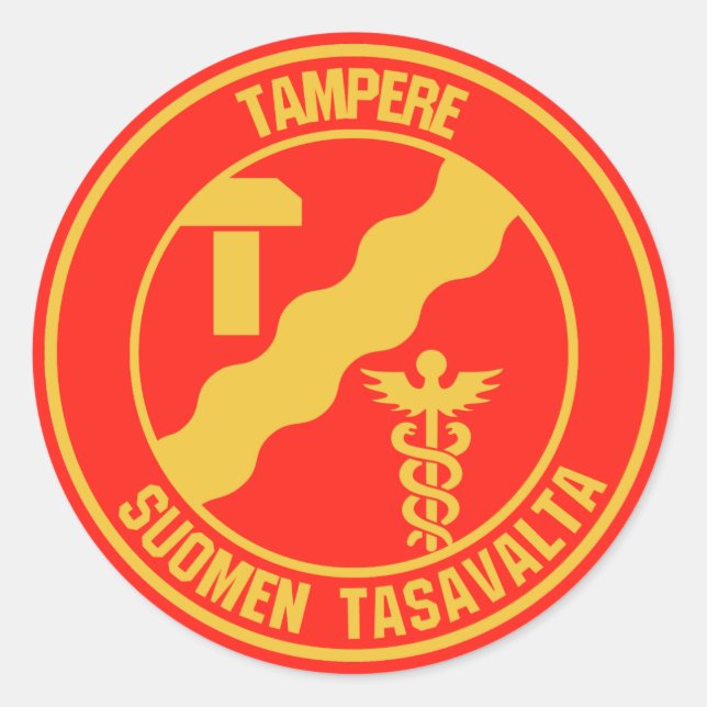 Adesivo Redondo Tampere Round Emblem (Frente)