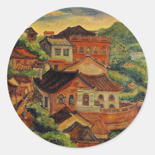 Adesivo Redondo Tamsui & Chen Cheng-Po /Taiwan, arte tradicional