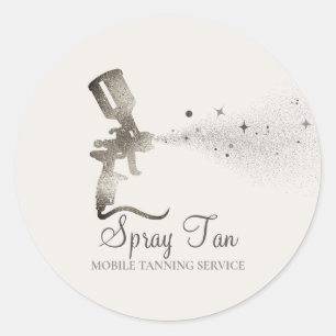 Adesivo Redondo Tan Cream Mobile Tanning Air Brussel Makeup Dourad