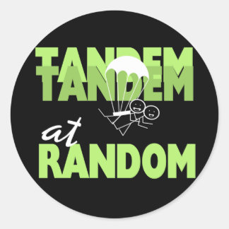 Adesivo Redondo Tandem no Random