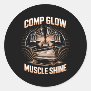 Adesivo Redondo Tanning Bed Comp Glow Malhação Amigos Homens T