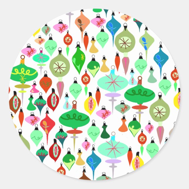 Adesivo Redondo Tantas Ornações (Frente)