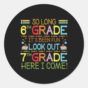 Adesivo Redondo Tão Longa 6 - Cuidado 7!