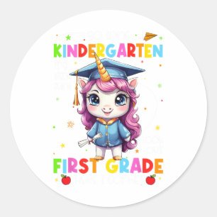 Adesivo Redondo Tão Longa Graduação No Jardim De Infância No Dia P