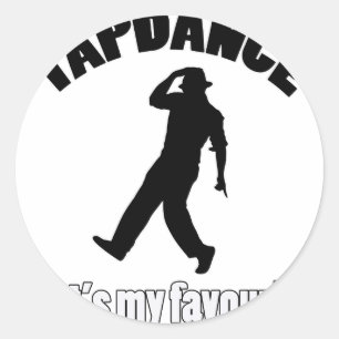 Adesivo Redondo tapdance designss