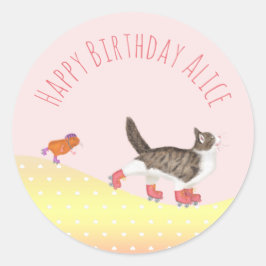 Adesivo Redondo Tapetes rotativos para animais de estimação redond