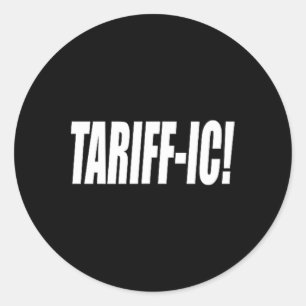 Adesivo Redondo Tarifas pautais de tráfego de mercadorias — tráfeg
