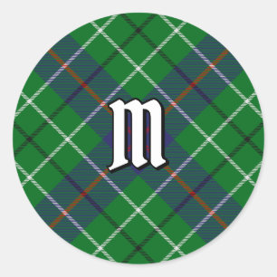 Adesivo Redondo Tartan do Clã Duncan