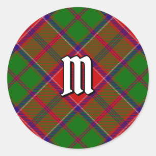 Adesivo Redondo Tartan do Clã Grant