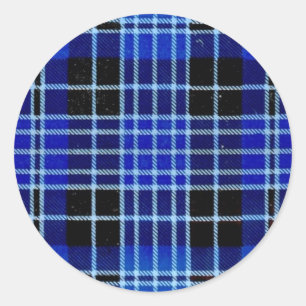 ADESIVO REDONDO "TARTAN DOS CLEROS"
